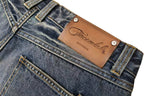 FACEONLAB Grunge Distressed Straight-Leg Jeans