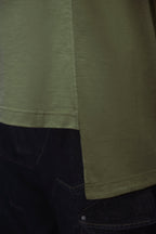 XIPHEVIL Deep Zone Deconstructed Armor Rivet T-Shirt Green