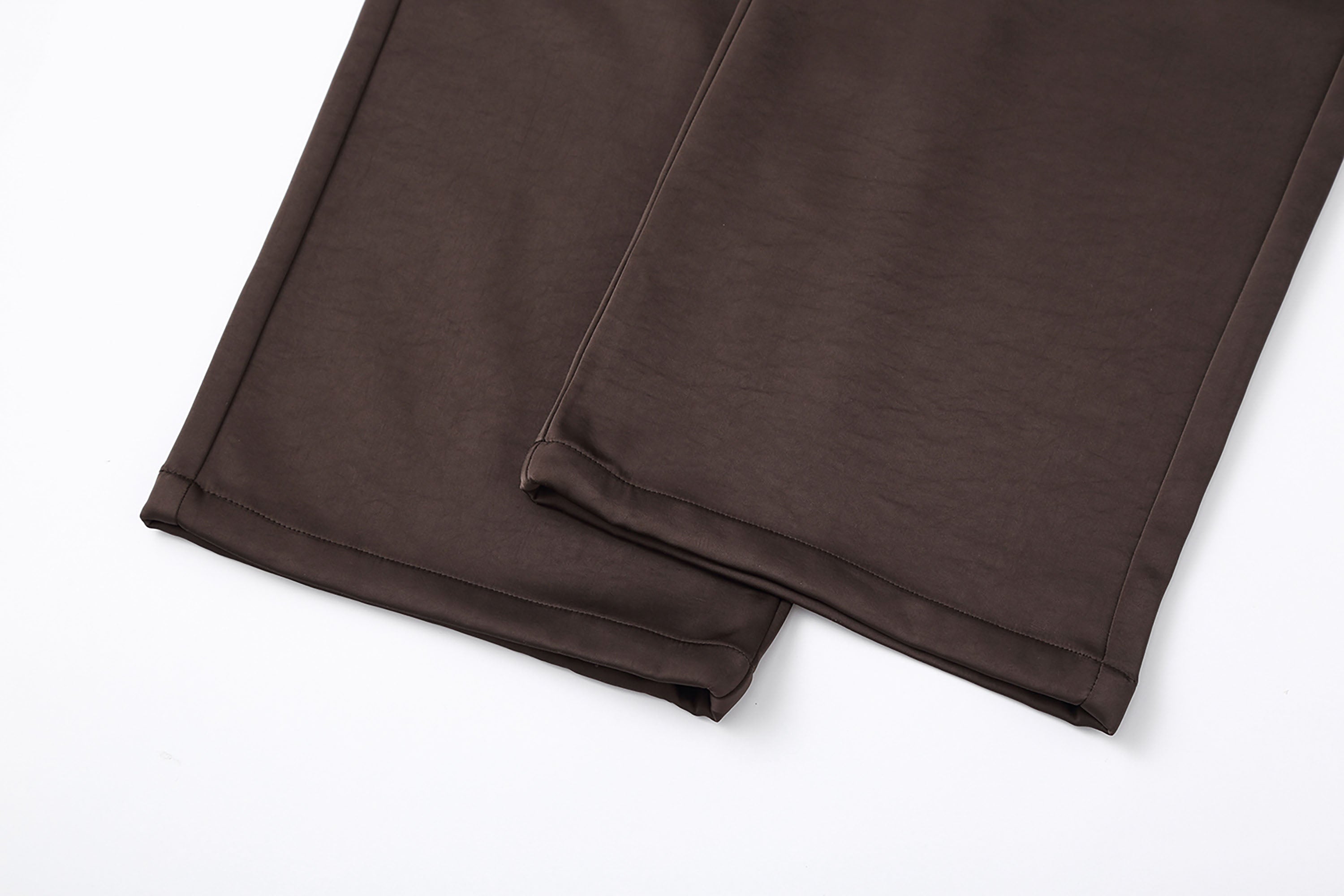 CLP Satin Straight-Leg Pants