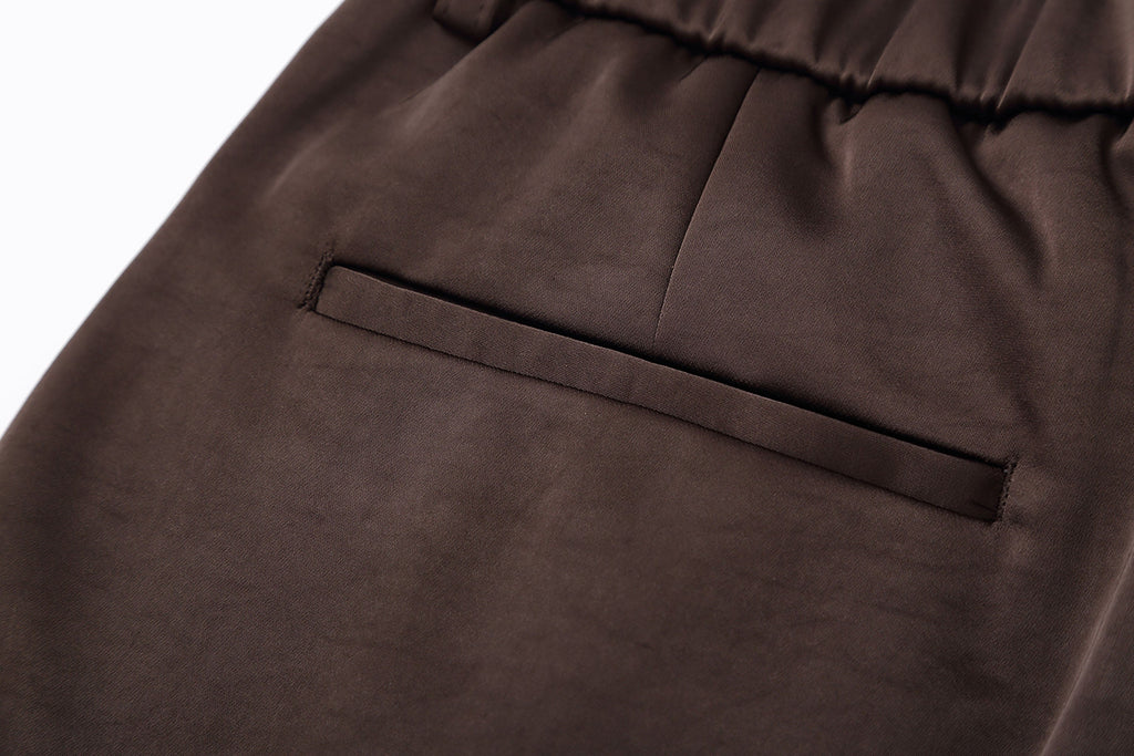 CLP Satin Straight-Leg Pants