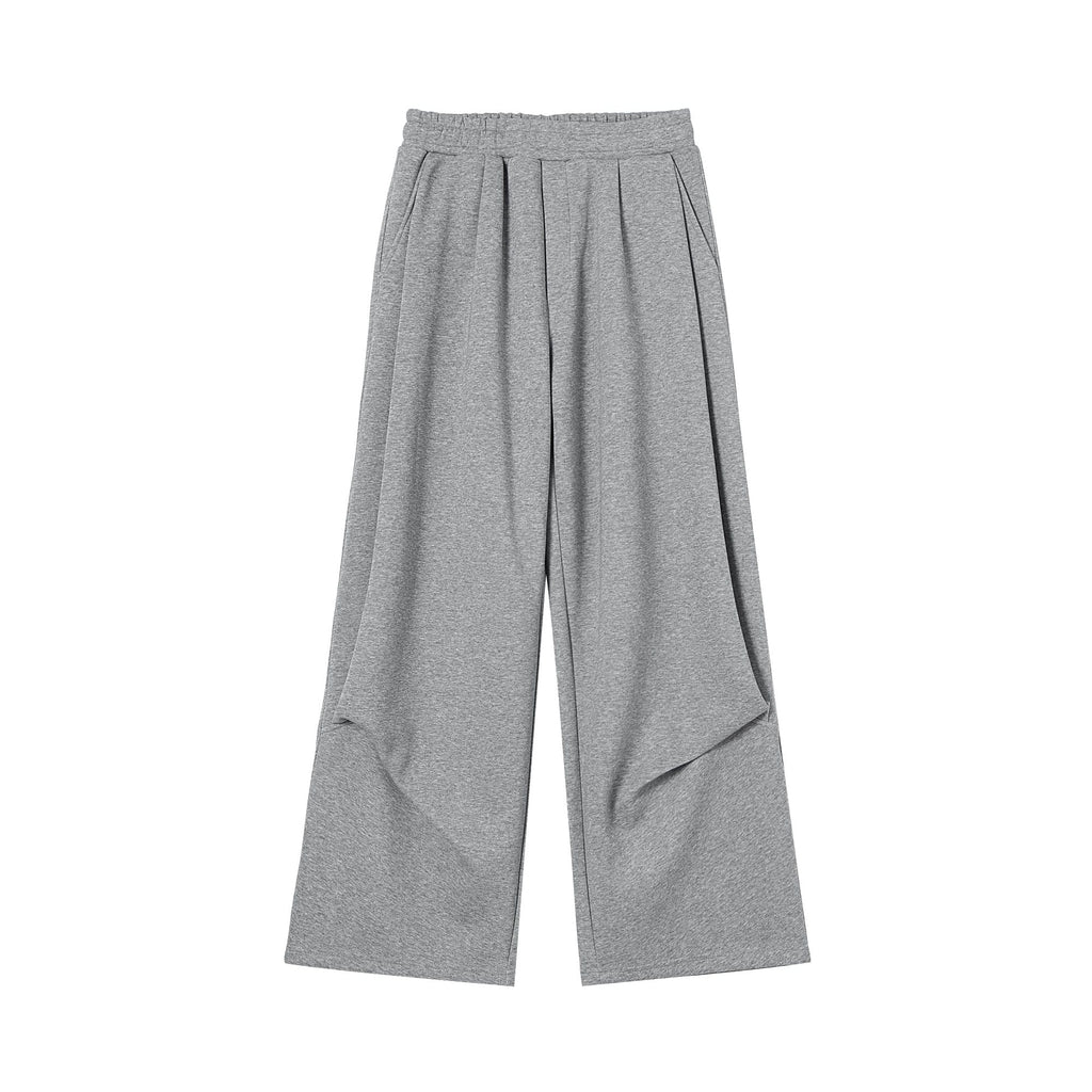 CLP Pleated Wide-Leg Sweatpants