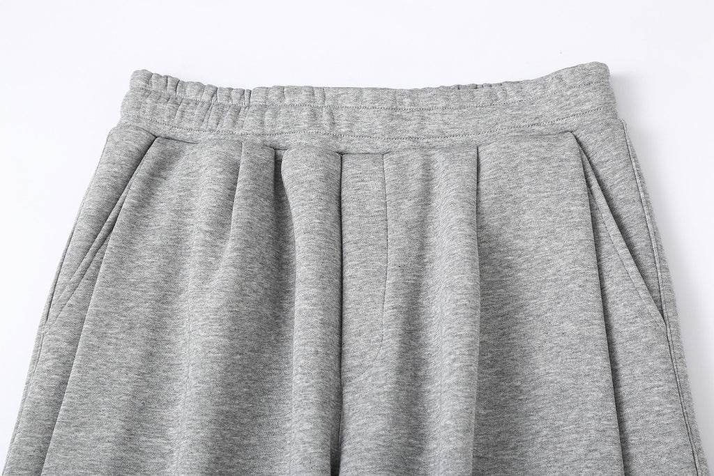 CLP Pleated Wide-Leg Sweatpants