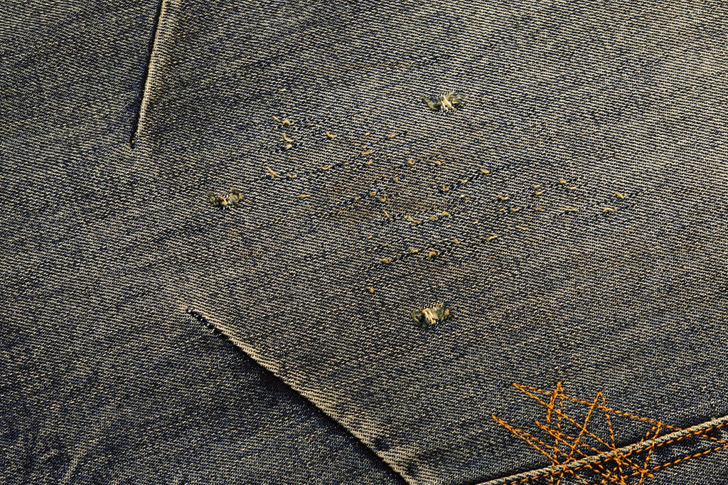 FACEONLAB Grunge Distressed Straight-Leg Jeans