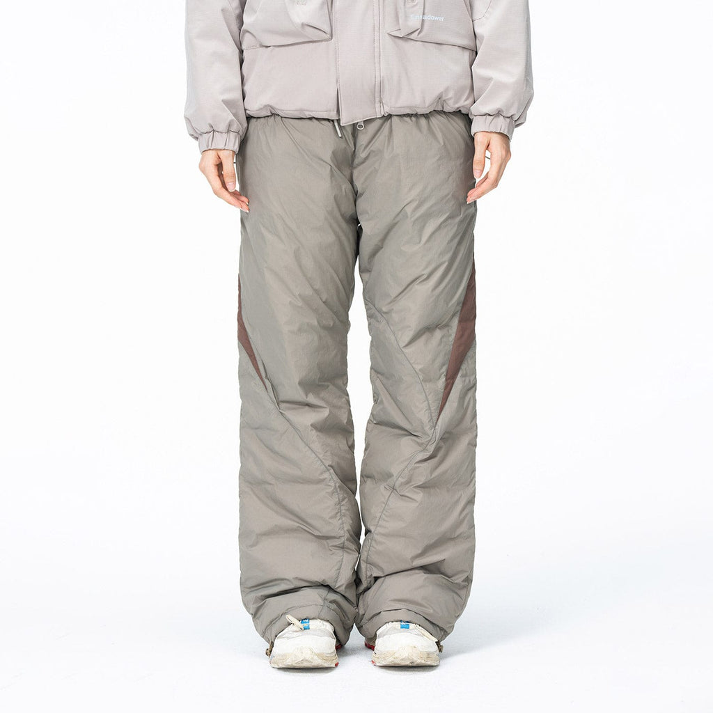 ENSHADOWER Spliced Splash-Proof Down Ski Pants