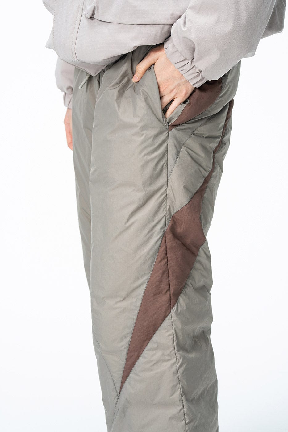 ENSHADOWER Spliced Splash-Proof Down Ski Pants