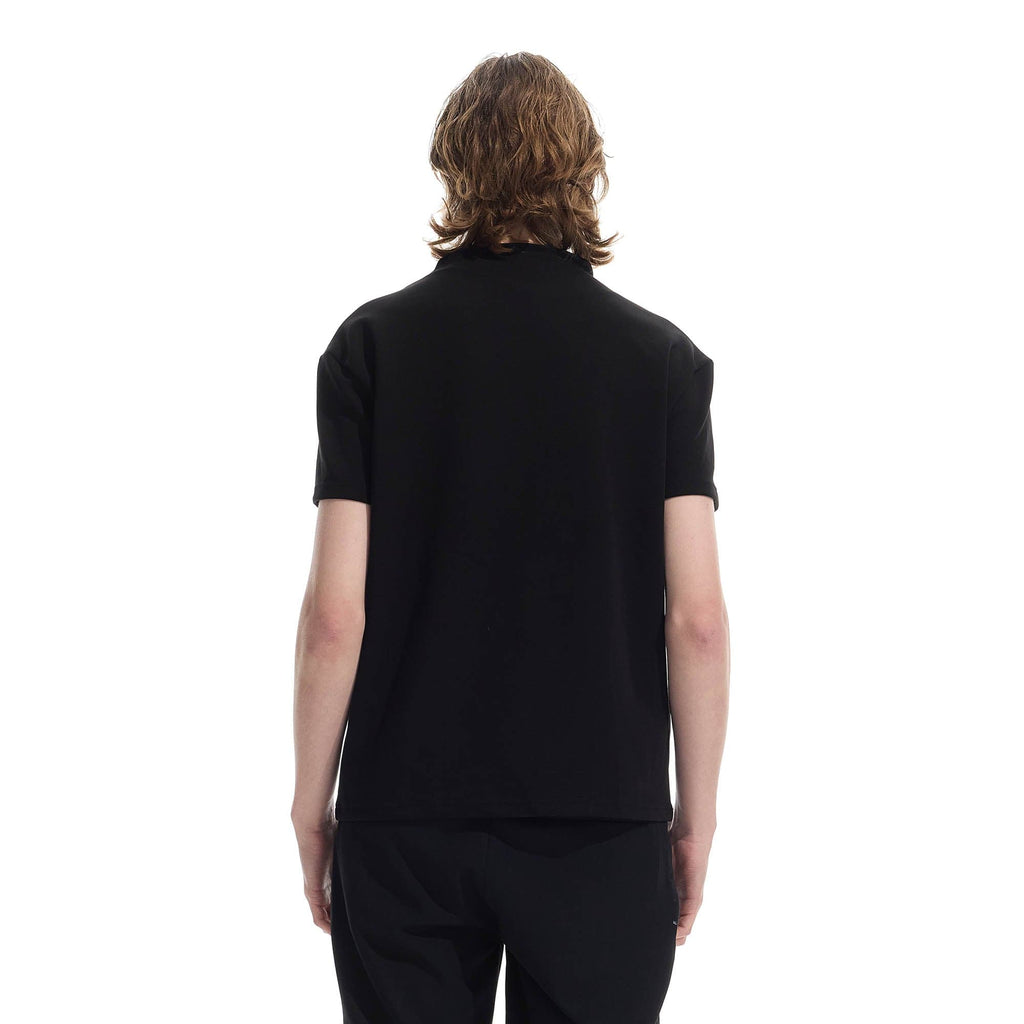 WHISTLEHUNTER Essential Crinkled Mock T-Shirt