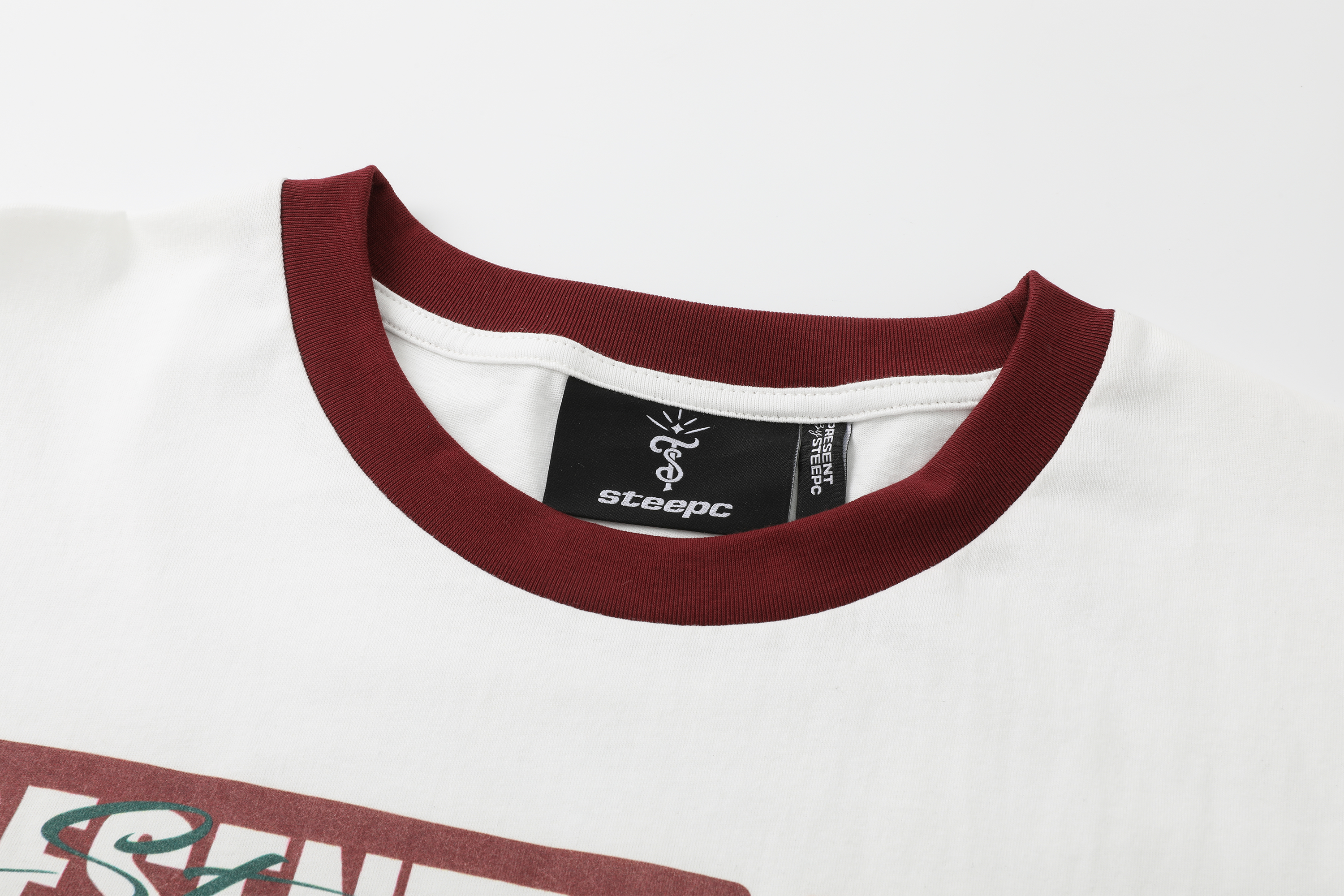STEEPC Contrast Diamond Graphic T-Shirt