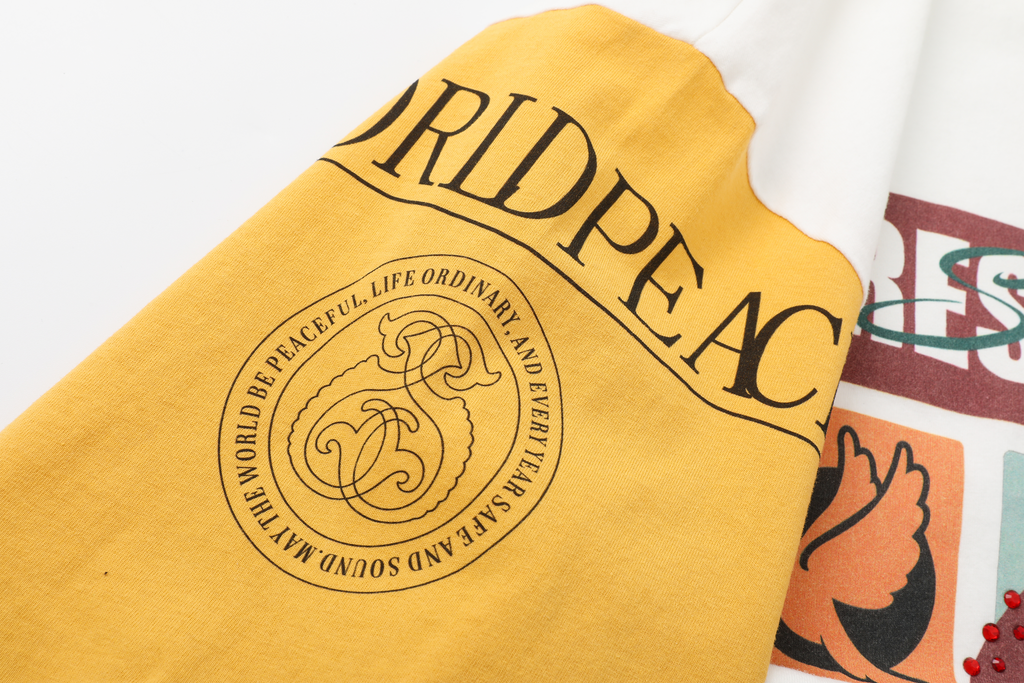 STEEPC Contrast Diamond Graphic T-Shirt