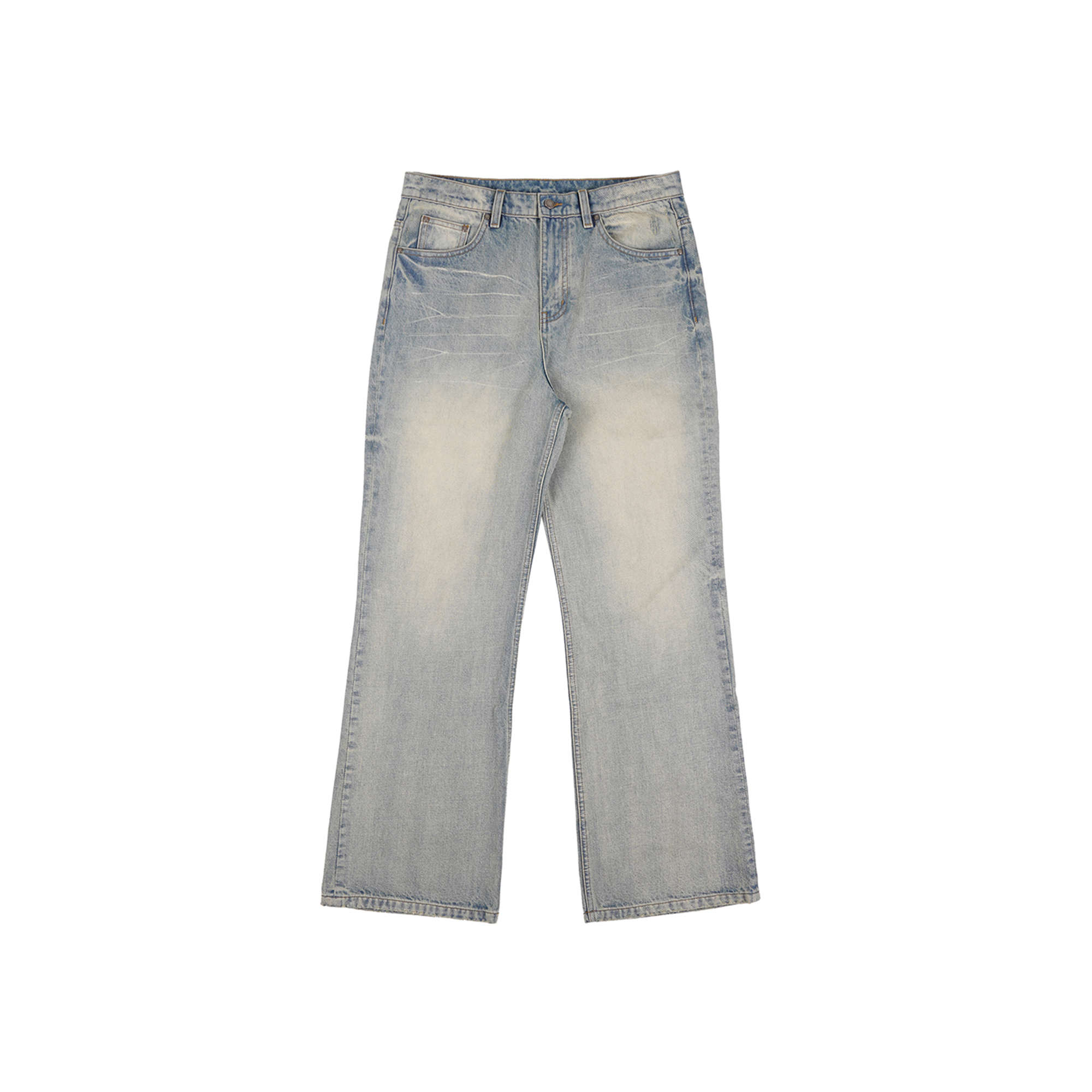 UNDERWATER Washed Whiskered Gradient Jeans