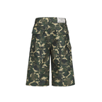 CYCYCY Camo Wide-Leg Cargo Shorts