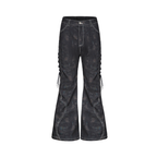 CYCYCY Wasteland Leopard Drawcord Flared Jeans