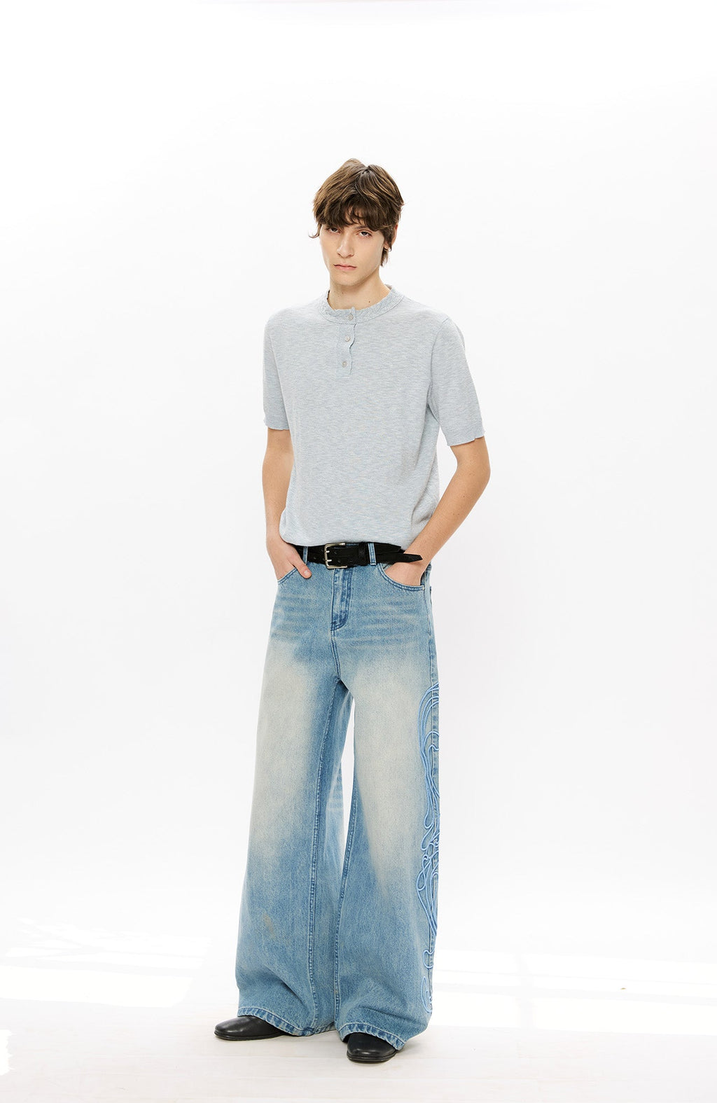 KREATE Totem Embroidered Jeans