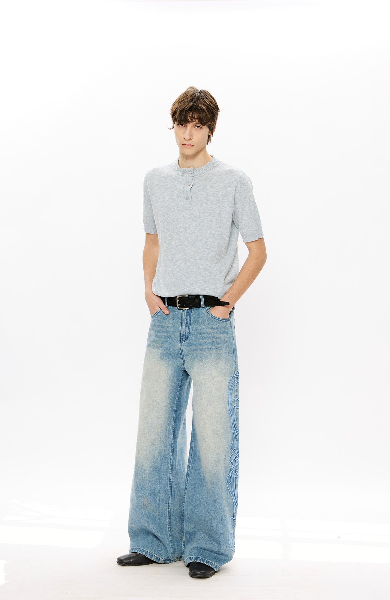 KREATE Totem Embroidered Jeans