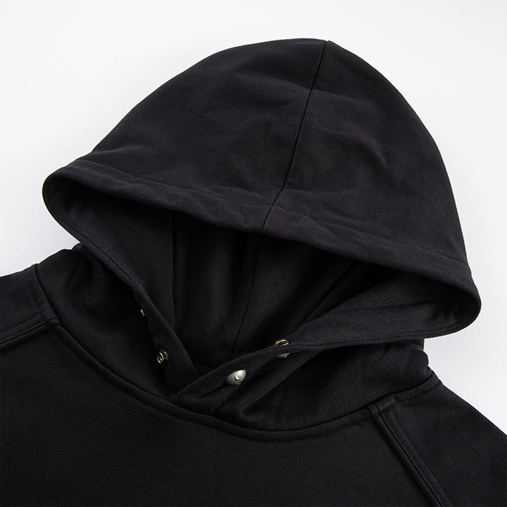 F2CE Essential Metal Badge Snap Hoodie