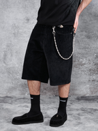 PMW Corduroy Straight-Leg Shorts