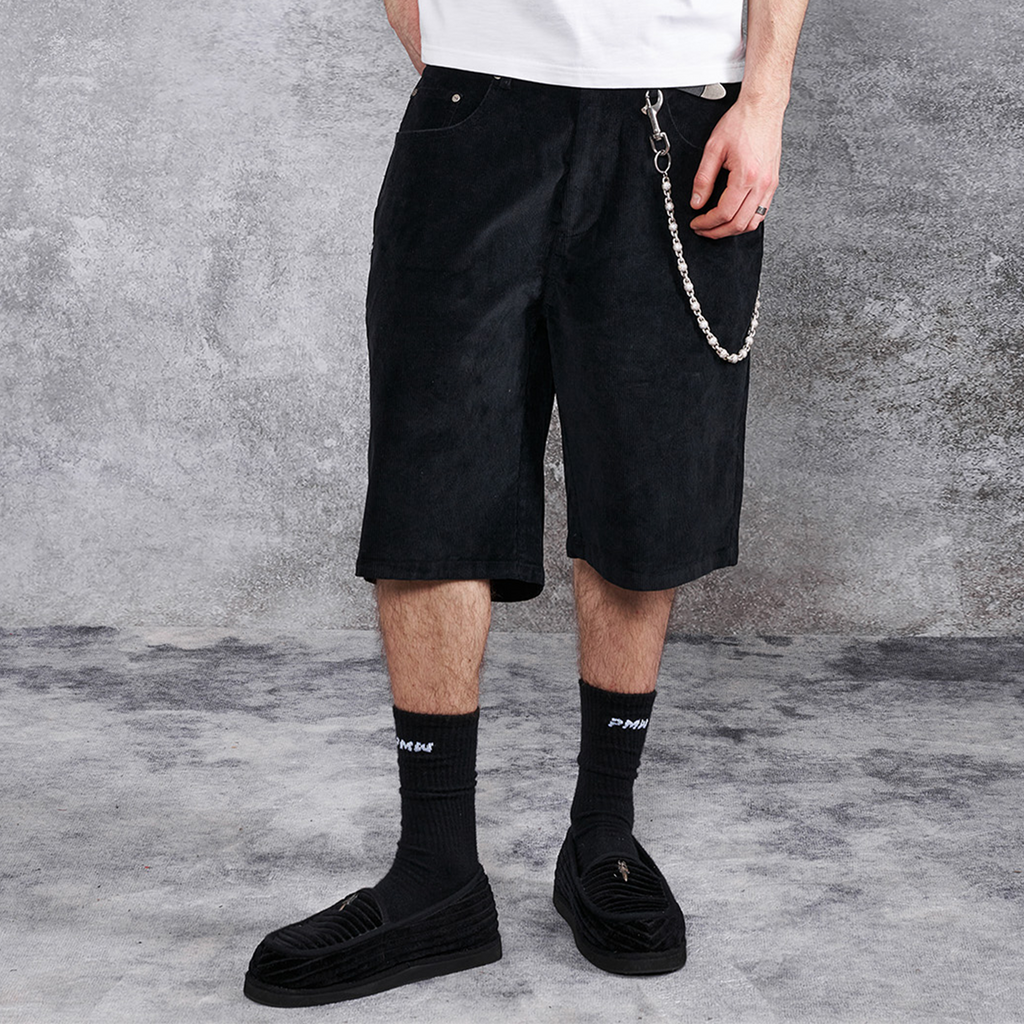 PMW Corduroy Straight-Leg Shorts