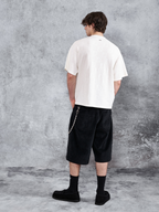 PMW Corduroy Straight-Leg Shorts