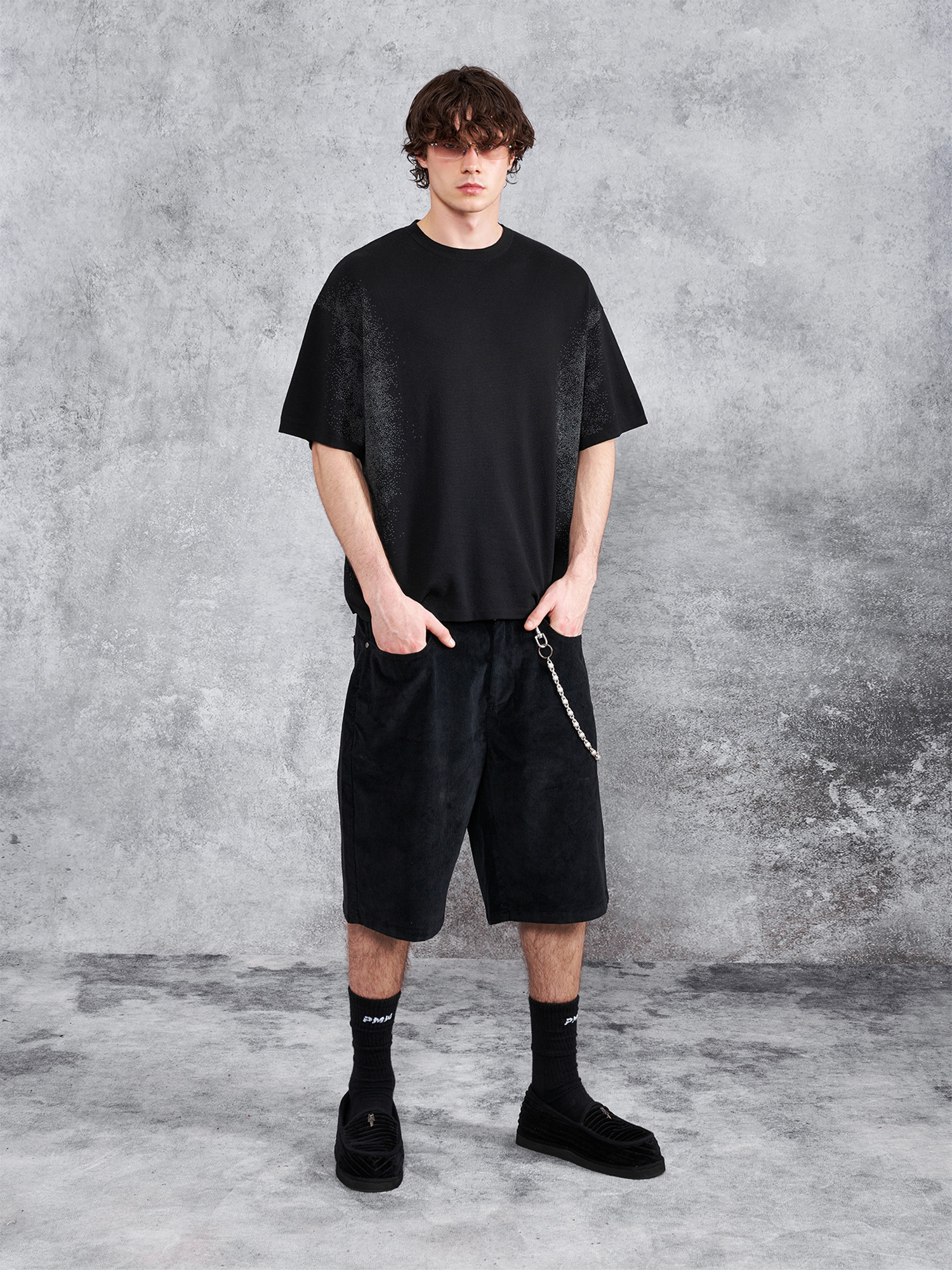 PMW Corduroy Straight-Leg Shorts