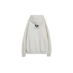 ERROR CODE ROBOT Black Cat Graphic Oversized Zip-Up Hoodie