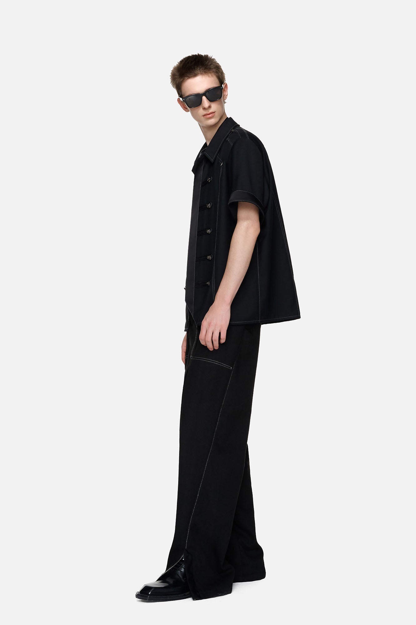 TIWILLTANG Napoleon Cuban Half Shirt