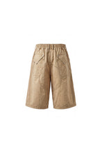 DND4DES Geometric Panel Studded Wide-Leg Shorts