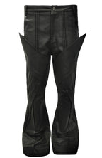 SSIN7 Wing Pocket Waxed Flared Jeans