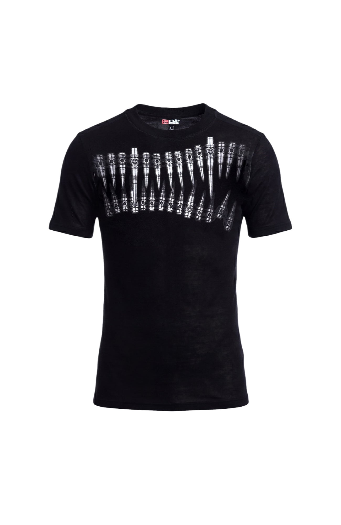 DND4DES Slim Bullet Graphic Wool-Blend Tee