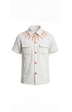 DND4DES Contrast Bullet Stitch Half Shirt