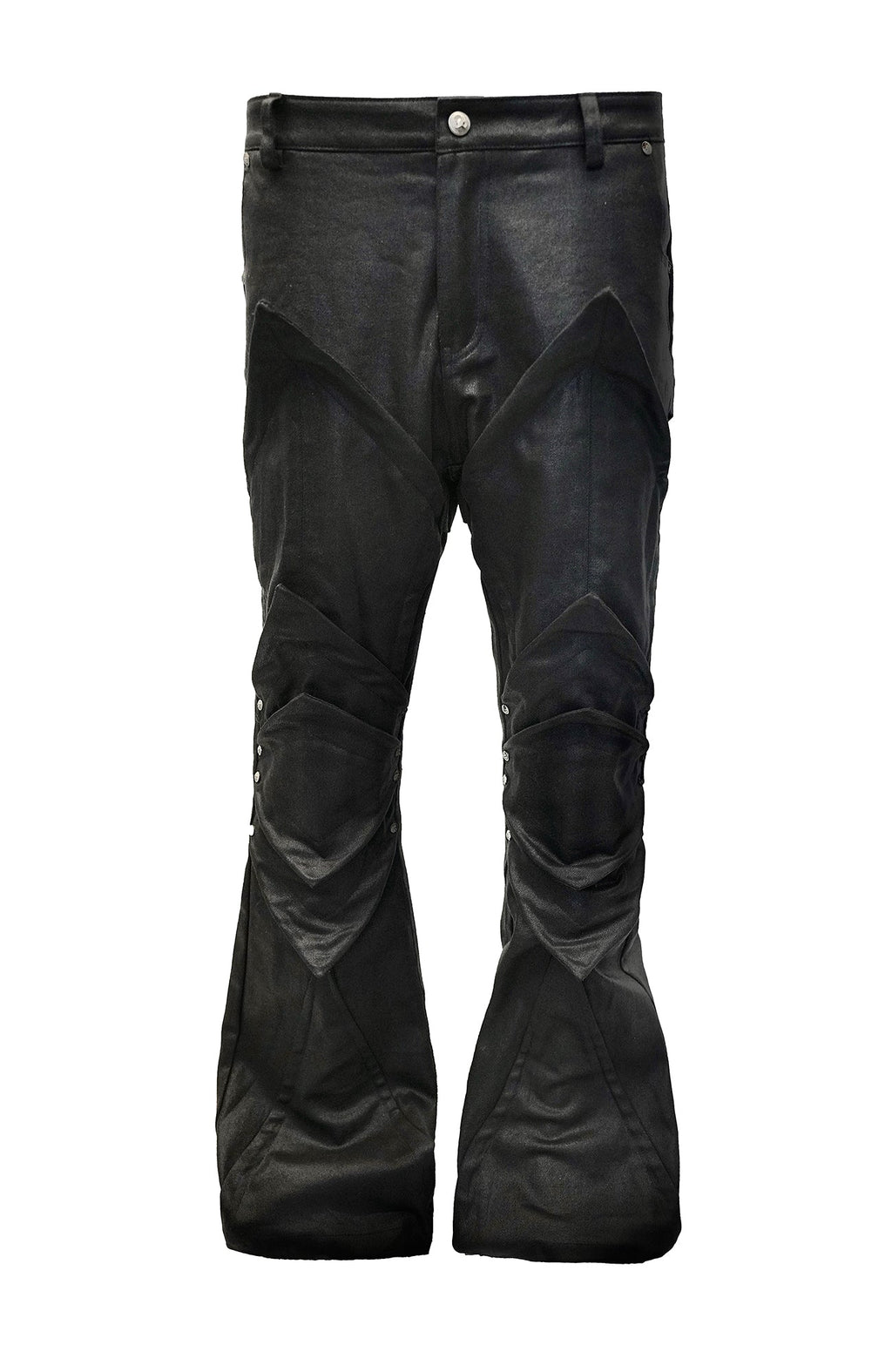 SSIN7 Shapeable Armored Waxed Flared Jeans