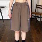 MIICHOUS Contrast Stripes Panel Shorts
