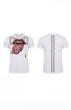 DND4DES Punk Stud Lips Print T-Shirt