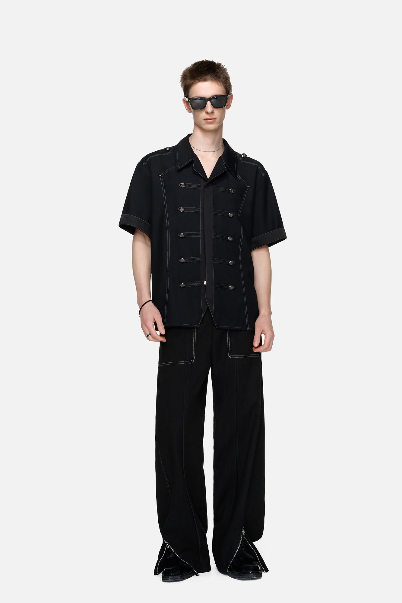 TIWILLTANG Napoleon Cuban Half Shirt