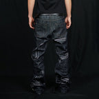 VINKID Embroidered Dove Stitched Selvedge Jeans