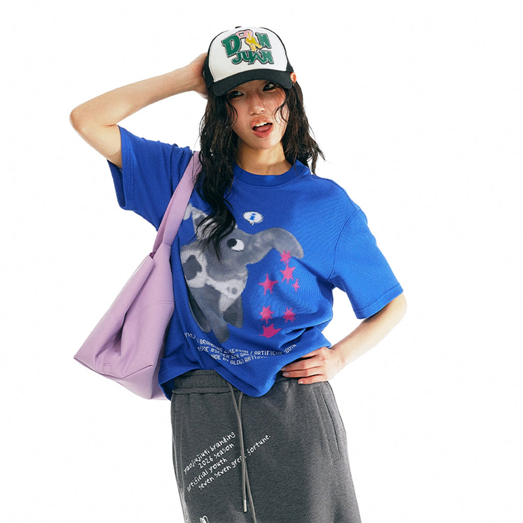 1997 POSTOFFICE Pixel Graphic T-Shirt