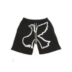 VINKID Dove Graphic Drawstring Sweat Shorts