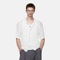 TIWILLTANG Pointelle Knit Polo Half Shirt