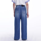 TIWILLTANG Side-Cut Oversized Jeans