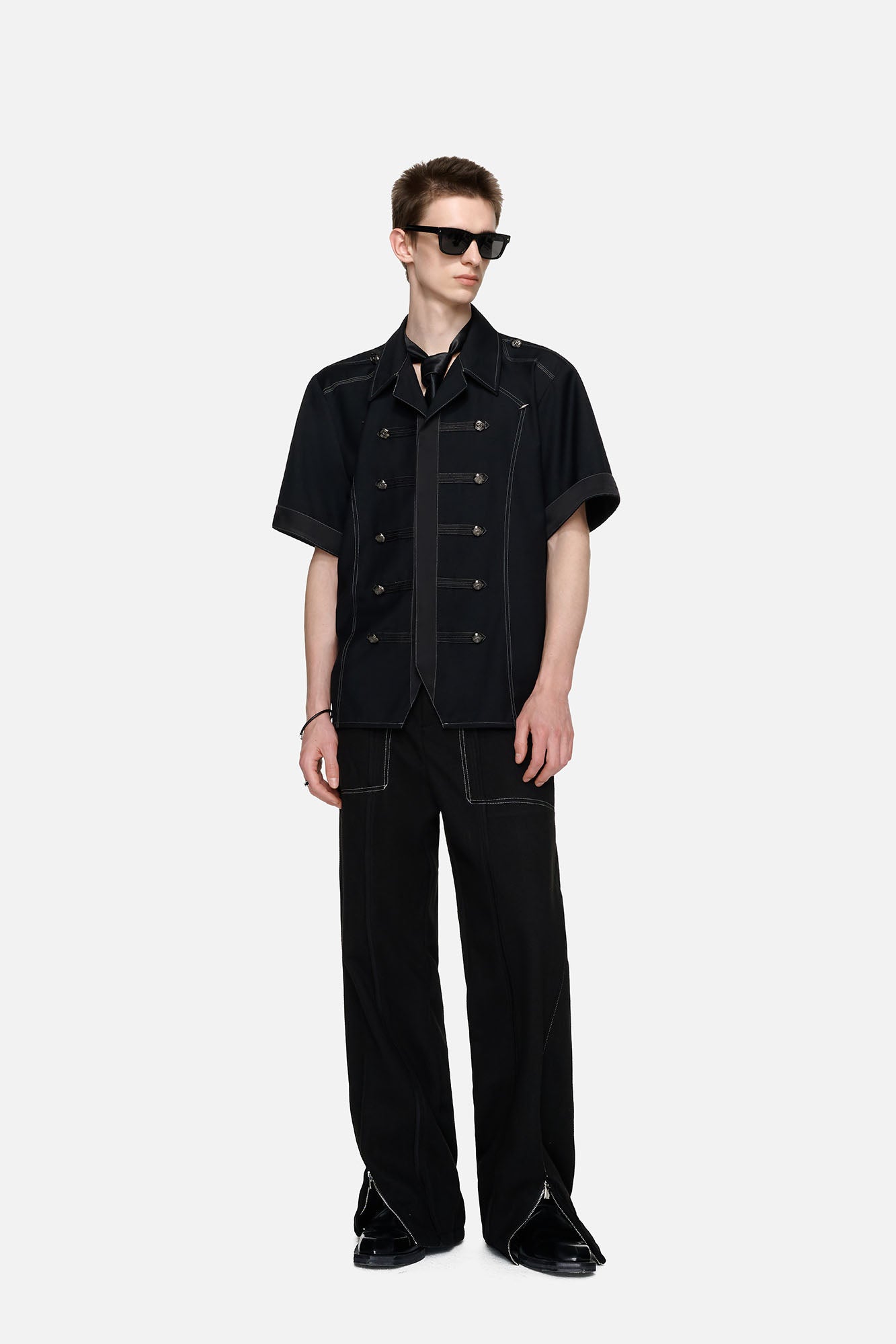 TIWILLTANG Napoleon Cuban Half Shirt
