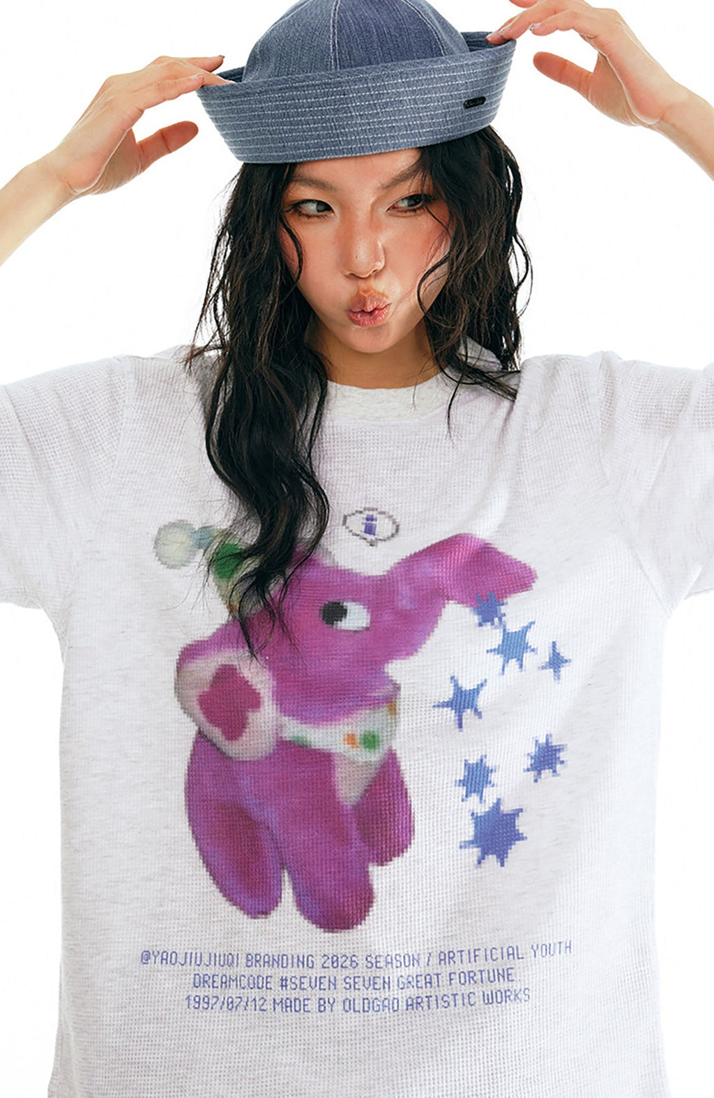1997 POSTOFFICE Pixel Graphic T-Shirt