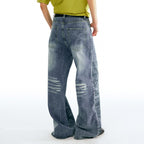 1997 POSTOFFICE Poetry Graphic Straight-Leg Jeans