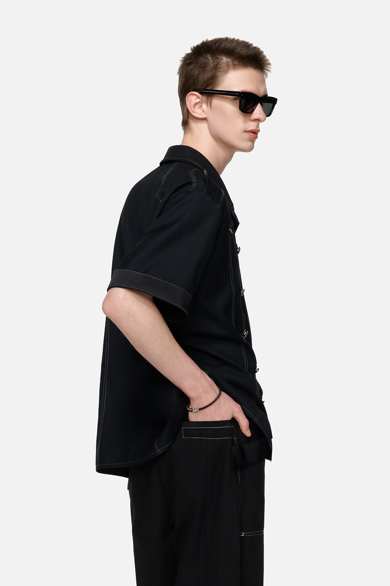 TIWILLTANG Napoleon Cuban Half Shirt