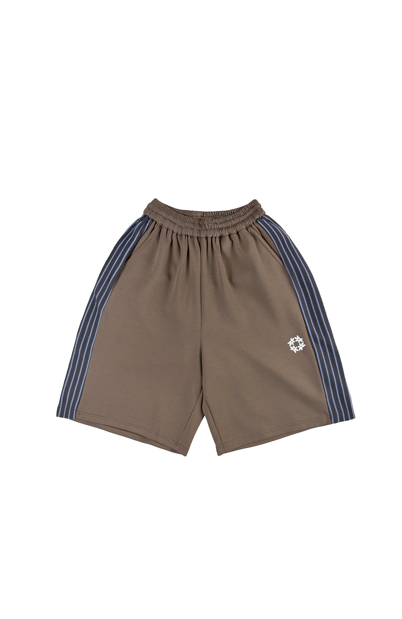 MIICHOUS Contrast Stripes Panel Shorts