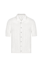 TIWILLTANG Pointelle Knit Polo Half Shirt