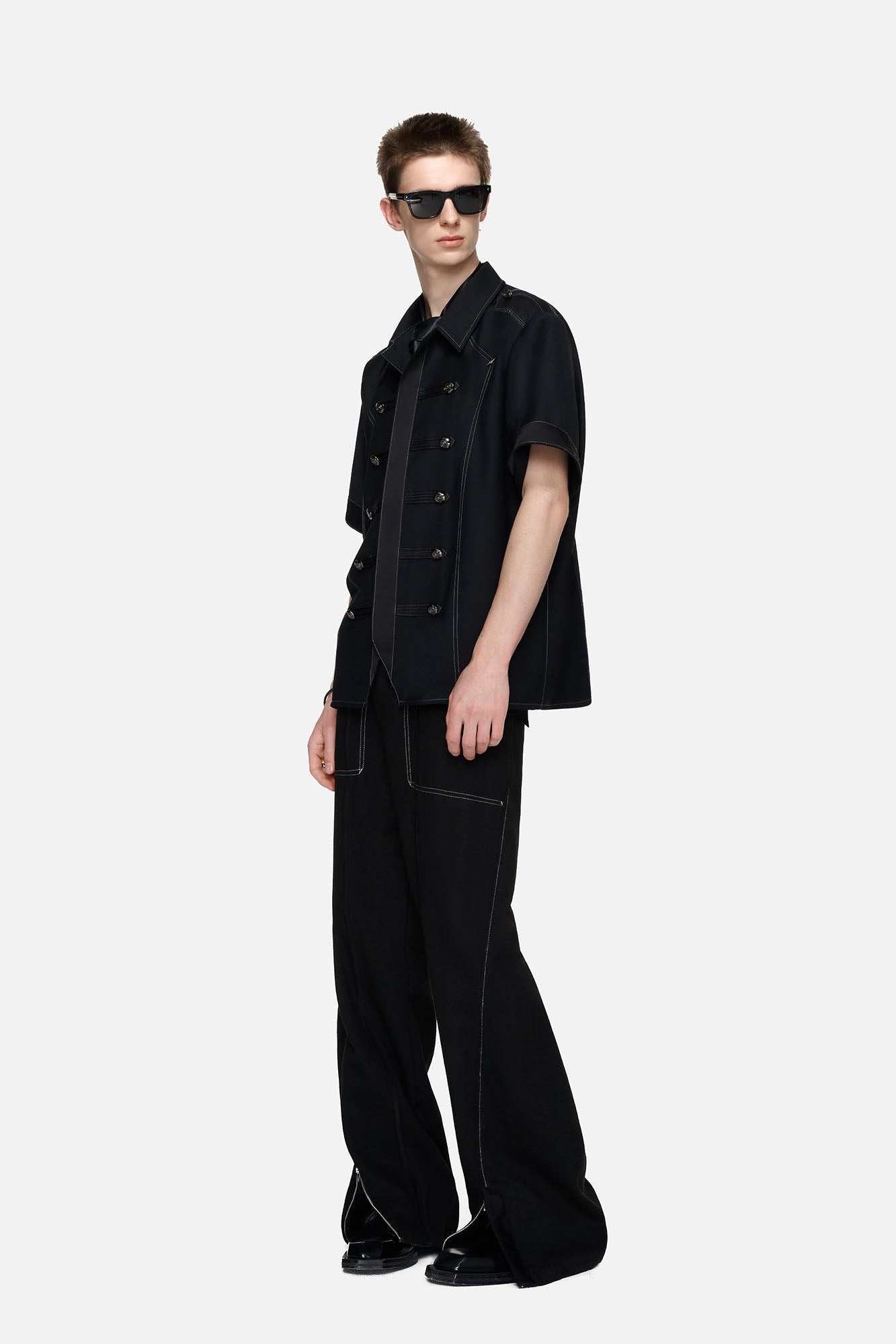 TIWILLTANG Napoleon Cuban Half Shirt