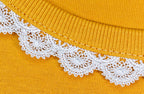 FACEONLAB Lace Trim Gothic Letters Sleeveless Tank