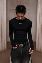 DND4DES Bullet LOGO Graphic Long-Sleeve Tee