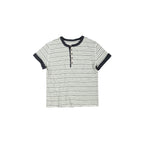 TRECLUB Stripe Henley T-Shirt
