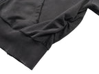 UNDERWATER Distressed Spliced Fallen Armor Zip-Up Hoodie