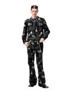 CYCYCY Punk Washed Graffiti Jeans