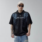 F2CE Distressed X-Ray Polo T-Shirt